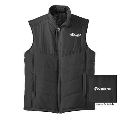 Black Puffer Vest-Incorp
