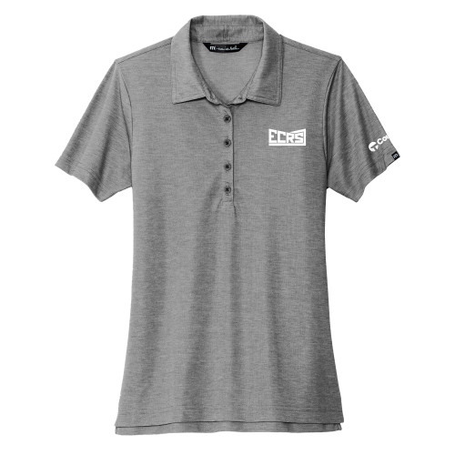 TravisMathew Womens Grey Heather Oceanside Polo-ECRS