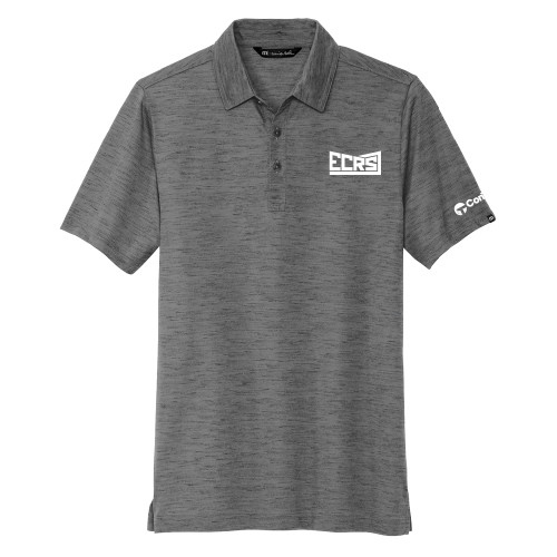 TravisMathew Dark Grey Auckland Slub Polo-ECRS
