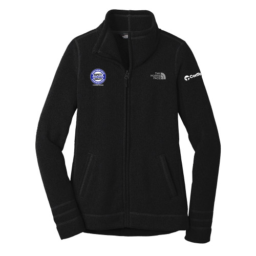 The North Face Womens Black Heather Fleece Jacket-Performance Insulation Contractors