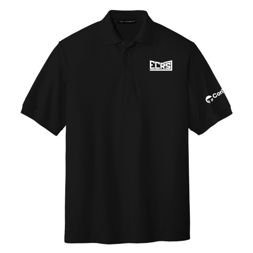 Black Silk Touch Polo-ECRS