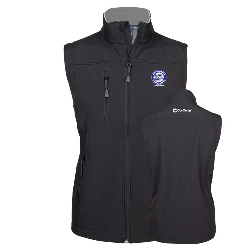 Black Premium Softshell Vest-Performance Insulation Contractors