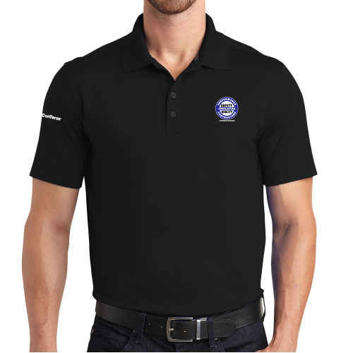 OGIO Black Metro Polo-Performance Insulation Contractors