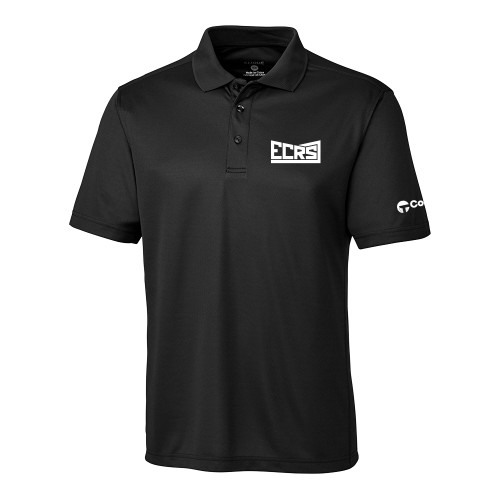 C&B Black Clique Ice Pique Polo-ECRS