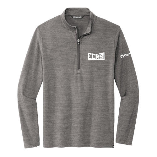 TravisMathew Grey Crestview 1/4 Zip Pullover-ECRS