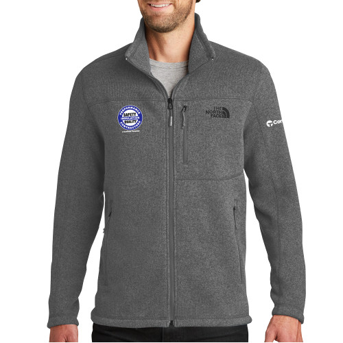 The North Face Grey Heather Fleece Jacket-Performance Insulation Contractors