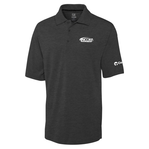 C&B Charcoal Advantage TriBlend Pique Polo-Incorp