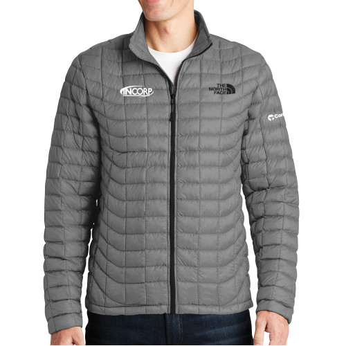 The North Face Grey Thermoball Trekker Jacket-Incorp
