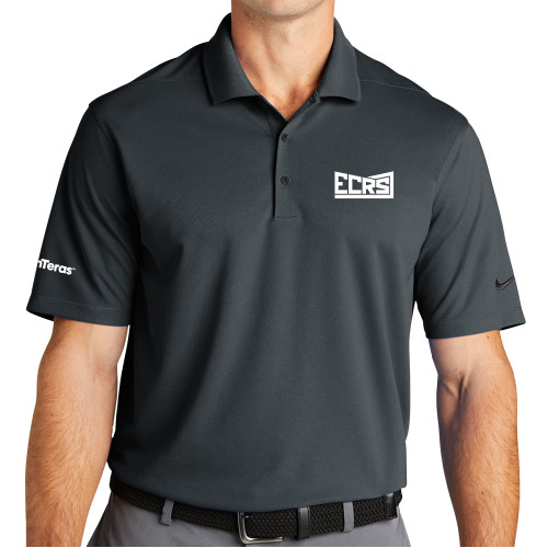 Nike Charcoal Dri Fit Micro Pique 2.0 Polo-ECRS