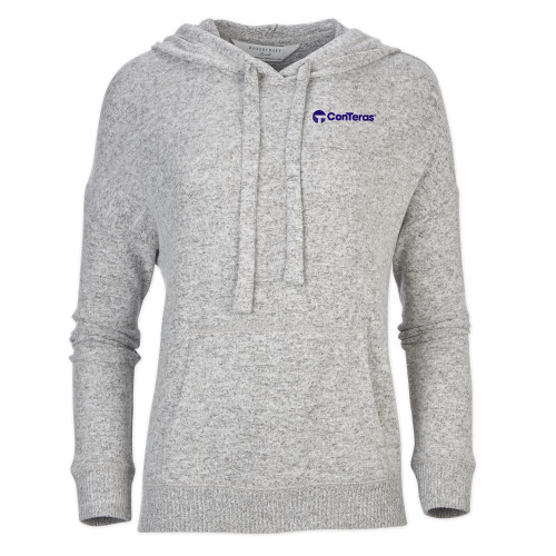 Boxercraft Womens Oxford Grey Heather Cuddle Soft Hoodie-ConTeras Industrial Group
