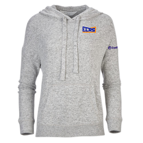 Boxercraft Womens Oxford Grey Heather Cuddle Soft Hoodie-ECRS