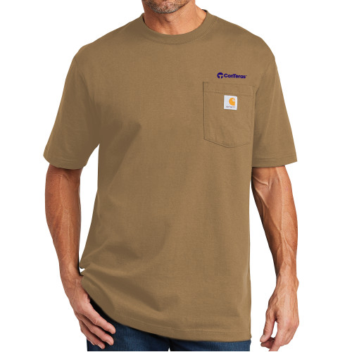 Carhartt Workwear Khaki Pocket T Shirt-ConTeras Industrial Group