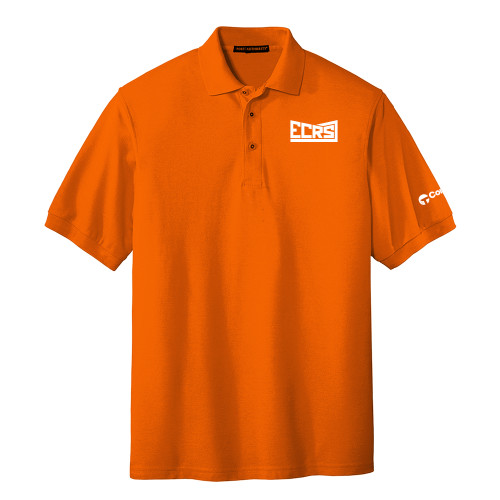 Orange Silk Touch Polo-ECRS