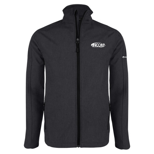 Charcoal Heather Softshell Jacket-Incorp