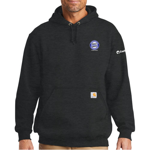 Carhartt Carbon Heather Midweight Hoodie-Performance Insulation Contractors