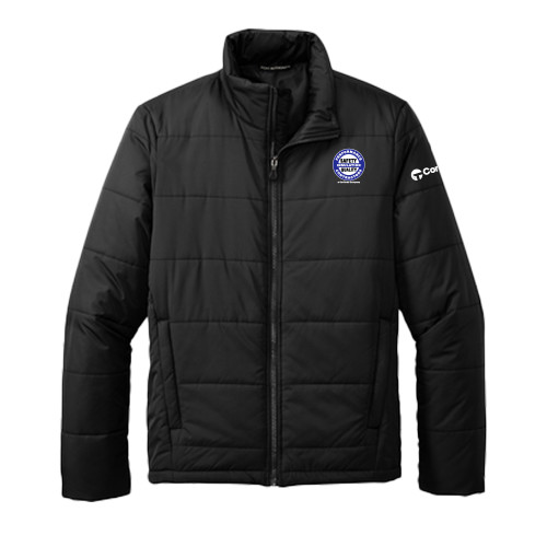 Black Puffer Jacket-Performance Insulation Contractors