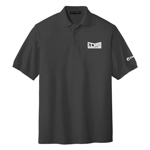 Charcoal Silk Touch Polo-ECRS