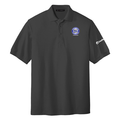 Charcoal Silk Touch Polo-Performance Insulation Contractors
