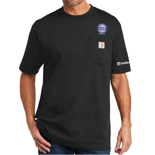 Carhartt Workwear Carbon Heather Pocket T Shirt-Performance Insulation Contractors