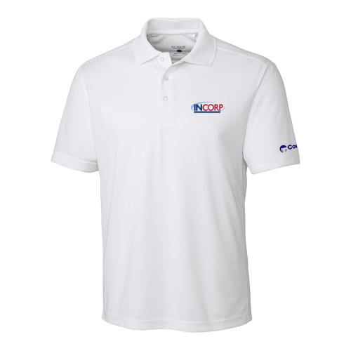 C&B White Clique Ice Pique Polo-Incorp