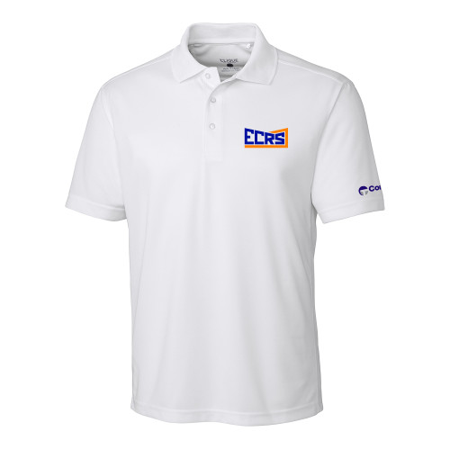 C&B White Clique Ice Pique Polo-ECRS