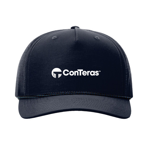 Richardson 355 Navy Laser Performance Rope Cap-ConTeras Industrial Group