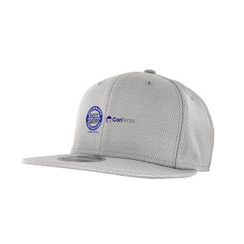 New Era White Diamond Era 9Fifty Snapback Hat-Performance Insulation Contractors ConTeras CoBrand