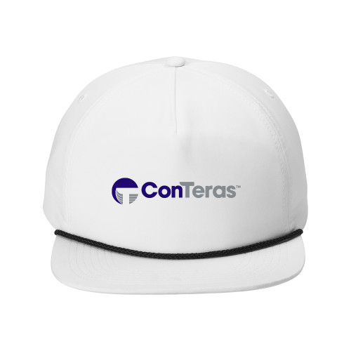 Retro White/Black Rope Cap-ConTeras Industrial Group