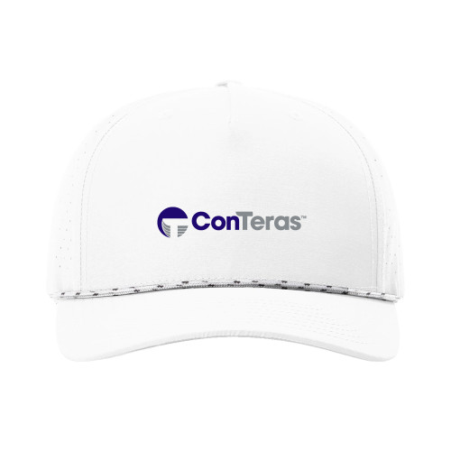 Richardson 355 White Laser Performance Rope Cap-ConTeras Industrial Group