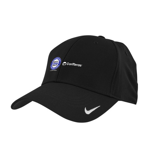 Nike Black Swoosh Legacy 91 Hat-Performance Insulation Contractors ConTeras CoBrand