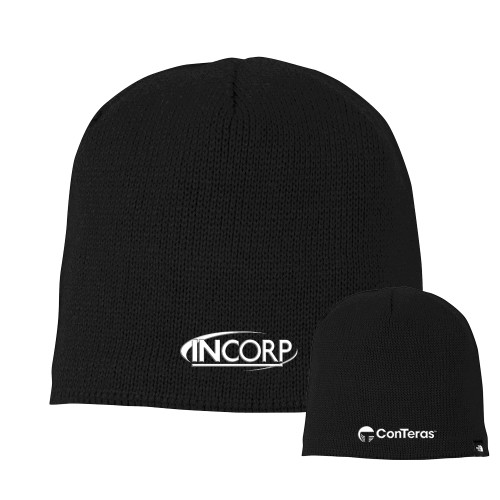 The North Face Black Mountain Beanie-Incorp ConTeras CoBrand