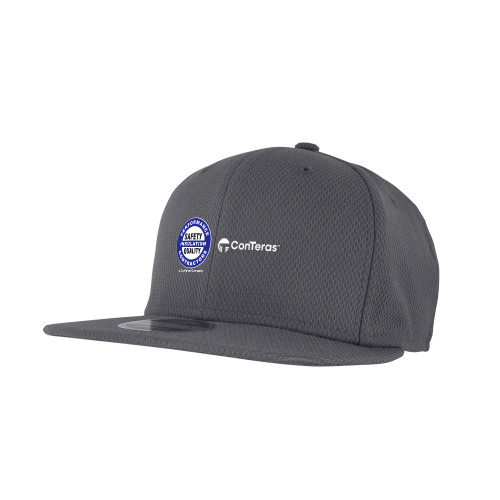 New Era Charcoal Diamond Era 9Fifty Snapback Hat-Performance Insulation Contractors ConTeras CoBrand