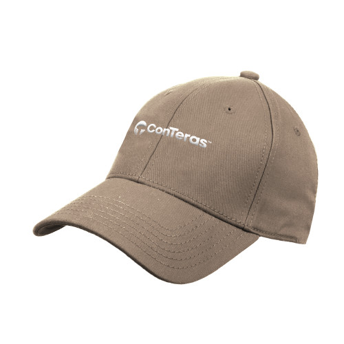 Khaki Structured Adjustable Pro Style Hat-ConTeras Industrial Group