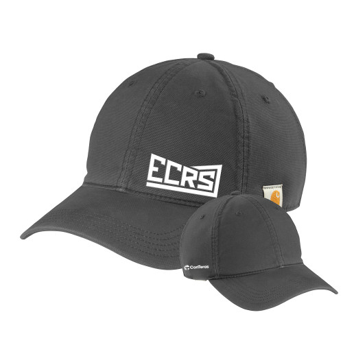 Carhartt Charcoal Cotton Adjustable Canvas Hat-ECRS ConTeras CoBrand