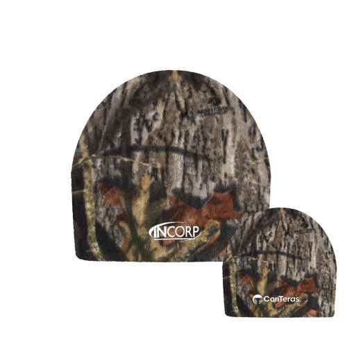 Mossy Oak Camo Fleece Beanie-Incorp ConTeras CoBrand