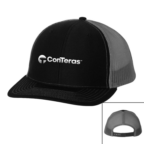 Richardson Black/Charcoal Trucker Hat-ConTeras Industrial Group