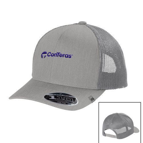 TravisMathew Light Grey Trucker Cap-ConTeras Industrial Group