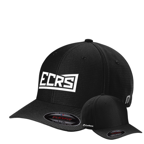 TravisMathew Black Flexback Cap-ECRS ConTeras CoBrand
