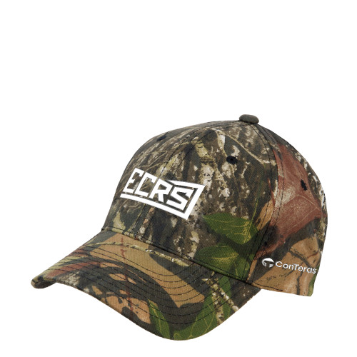 Mossy Oak Camo Structured Adjustable Cap-ECRS ConTeras CoBrand