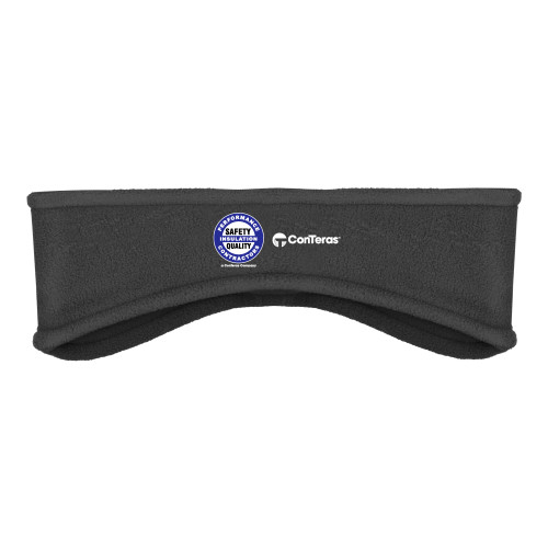 Charcoal Stretch Fleece Headband-Performance Insulation Contractors ConTeras CoBrand