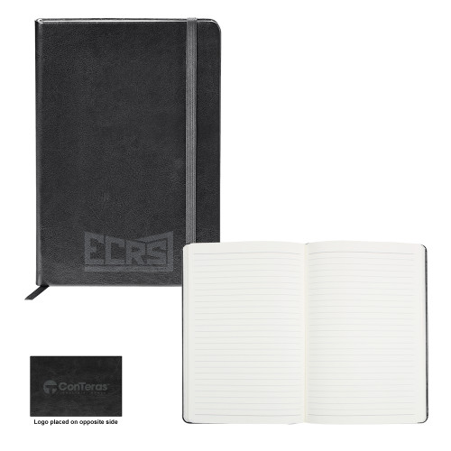 Fabrizio Black Hard Cover Journal-ECRS Engraved