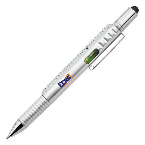 6 in 1 Silver Ballpoint Pen-ECRS