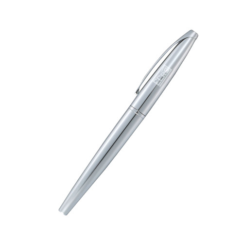 Cross ATX Pure Chrome Roller Ball Pen-ECRS Engraved