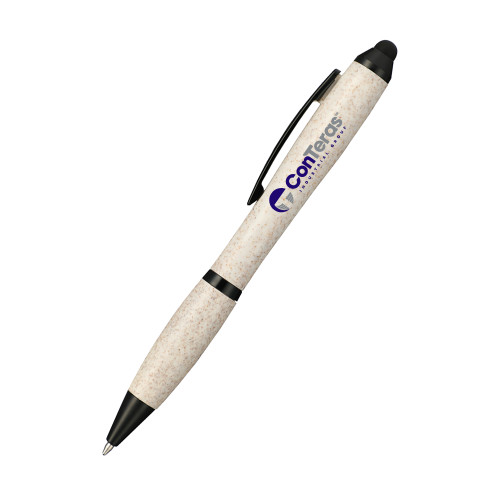 Nash Wheat Straw Ballpoint Beige Stylus Pen-ConTeras Industrial Group