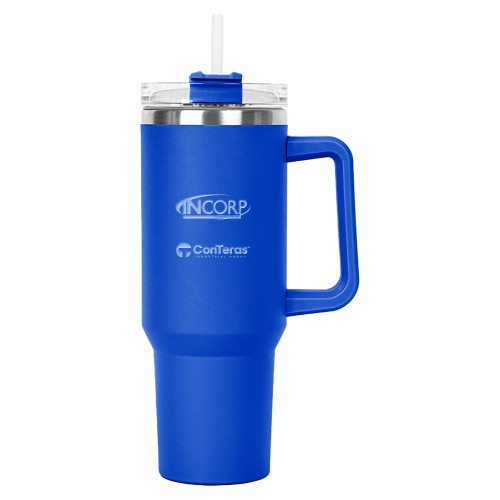 Hippo Royal Mug & Straw Lid with Twist Closure 40 oz-Incorp ConTeras Cobrand Engraved