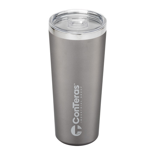 Thor Vacuum Insulated Grey Tumbler 22oz-ConTeras Industrial Group Engraved