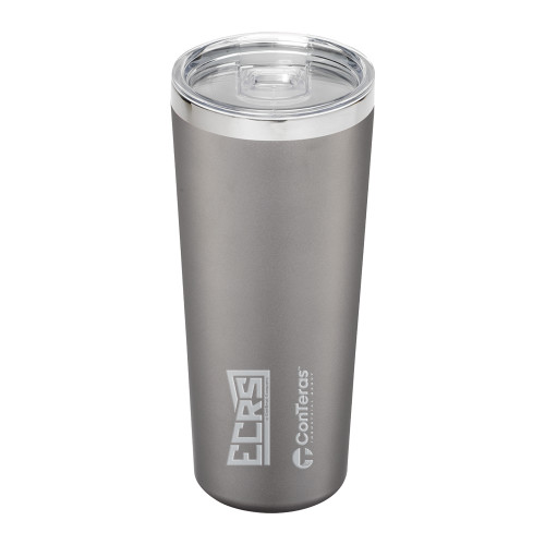 Thor Vacuum Insulated Grey Tumbler 22oz-ECRS ConTeras Cobrand Engraved