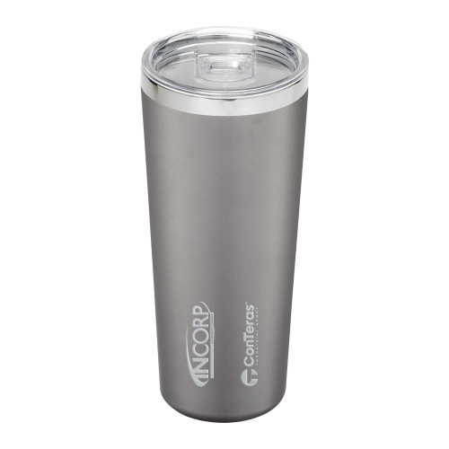 Thor Vacuum Insulated Grey Tumbler 22oz-Incorp ConTeras Cobrand Engraved