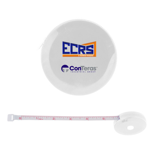 White Round Cloth 60 Inch Tape Measure-ECRS ConTeras Cobrand