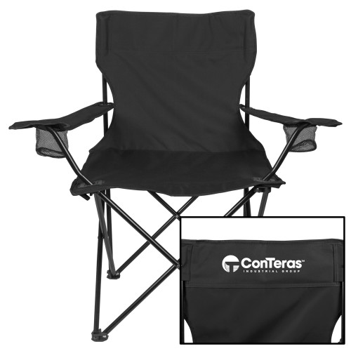 Deluxe Black Captains Chair-ConTeras Industrial Group - Plus
